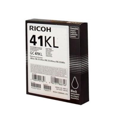 TINTA GEL RICOH TYPE GC-41 PRETO 2.5K ORIGINAL