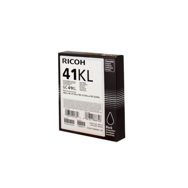 TINTA GEL RICOH TYPE GC-41 PRETO 2.5K ORIGINAL