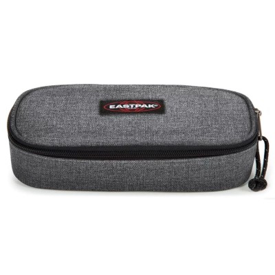 ESTOJO ESCOLAR OVAL EASTPAK SINGLE BLACK DENIM