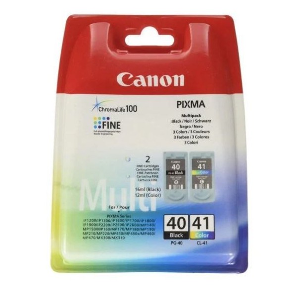 KIT TINTEIROS CANON PG40 + CL41 ORIGINAL