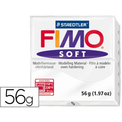 PASTA MODELAR FIMO SOFT 56GR. BRANCO