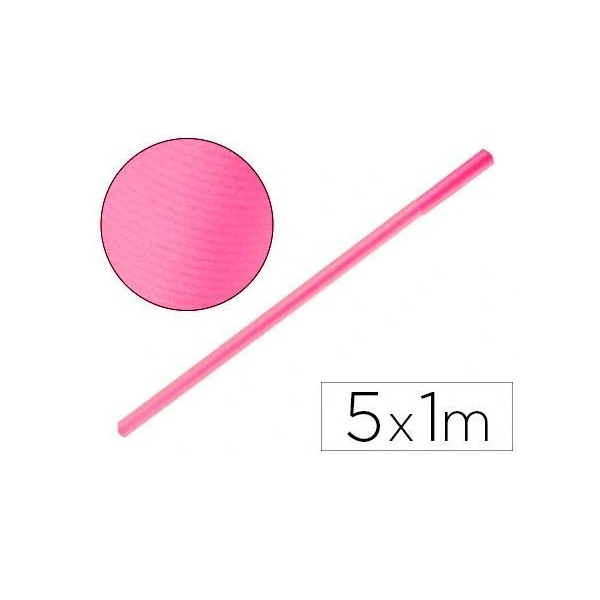 ROLO PAPEL KRAFT 65gr/m2  5x1MT - ROSA