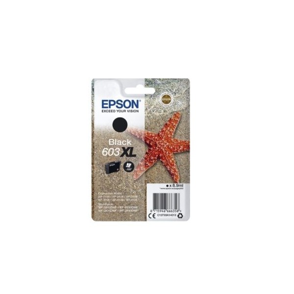 TINTEIRO EPSON 603XL PRETO ORIGINAL