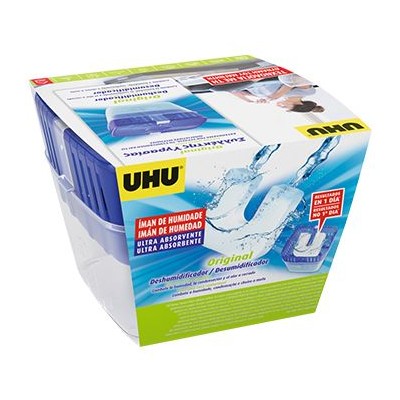 CAIXA DESUMIDIFICADOR UHU C/ IMAN 450gr.