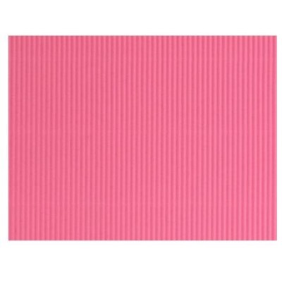 CARTAO ONDULADO / CANELADO 50x70cm ROSA