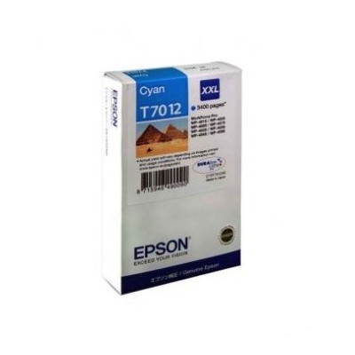 TINTEIRO EPSON T7012 CYAN ORIGINAL