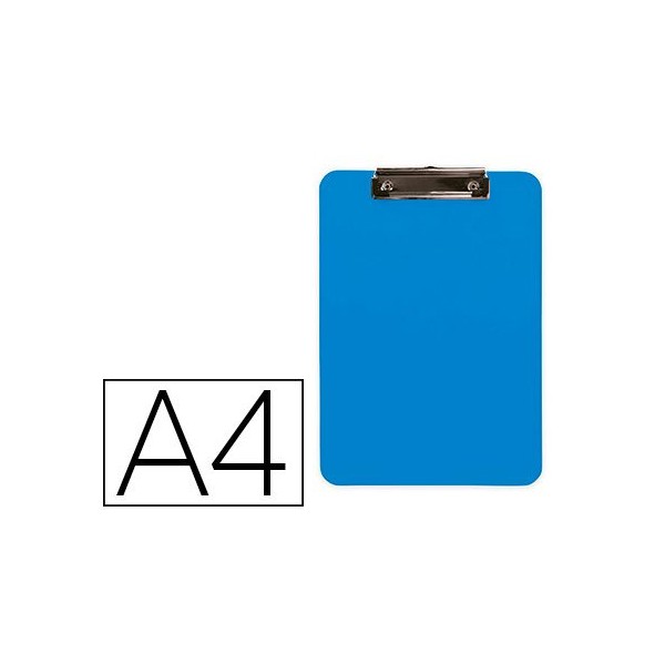 CLIP BOARD (PRANCHETA) PLASTICO A4 AZUL OPACO