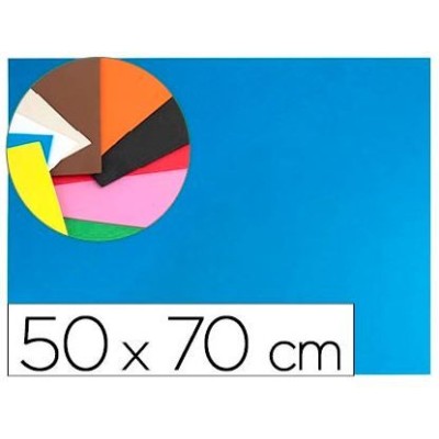 PLACA GOMA EVA 50x70CM AZUL CLARO