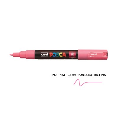 MARCADOR UNIBALL POSCA PC1M 0,7mm ROSA