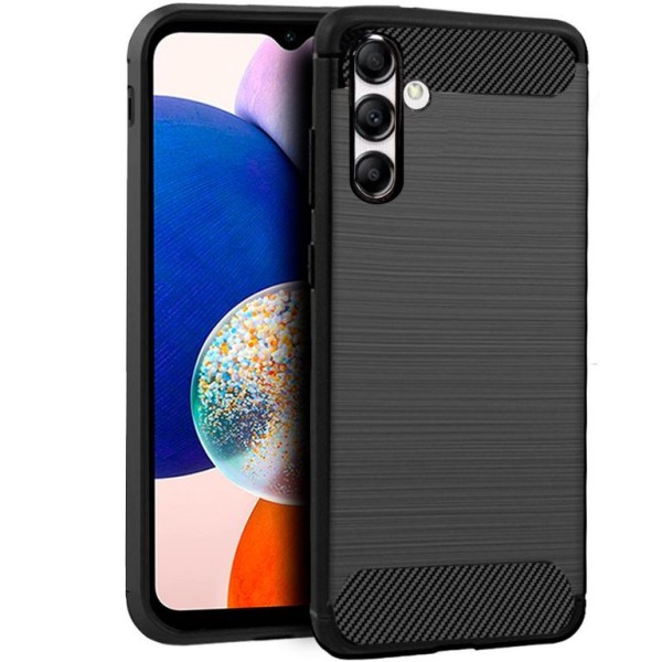 CAPA COOL COMPATIVEL C/ SAMSUNG GALAXY  A14 / A14 5G - CARBONO  PRETO