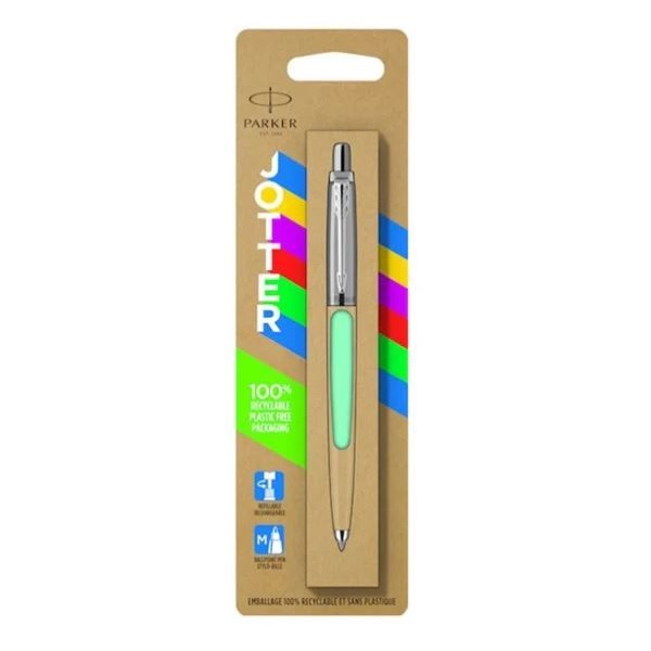 BLISTER C/ ESFEROGRAFICA PARKER JOTTER PASTEL MENTA