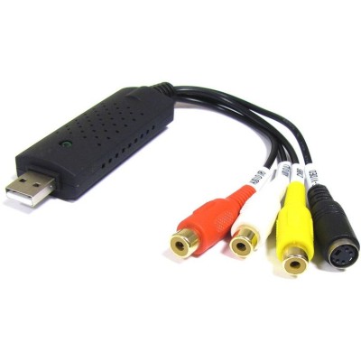 PLACA DE CAPTURA DE VIDEO + AUDIO C/ INTERFACE USB 2.0