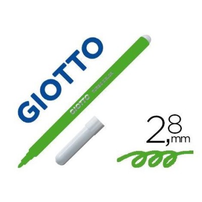 MARCADOR FELTRO COLORIDO GIOTTO TURBO COLOR VERDE CLARO