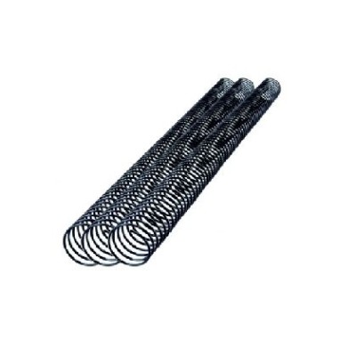 ARGOLAS ESPIRAL METALICAS PASSO 5:1 46MM PRETO