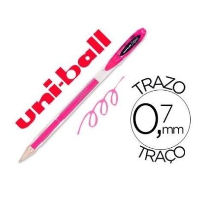 ESFEROGRAFICA UNIBALL SIGNO GEL STICK UM-120 0,7mm ROSA