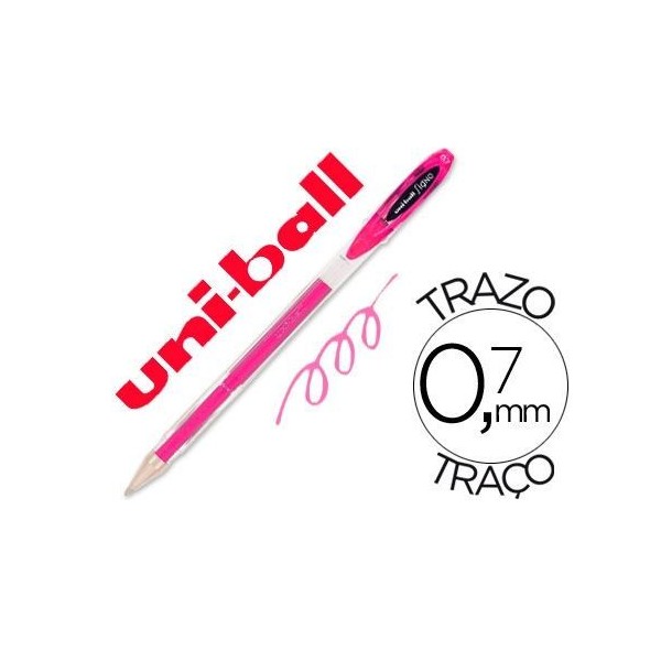 ESFEROGRAFICA UNIBALL SIGNO GEL STICK UM-120 0,7mm ROSA