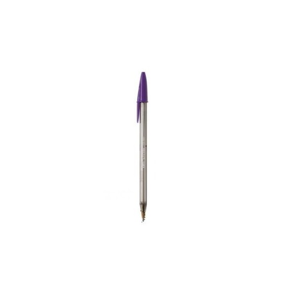 CANETA ESFEROGRAFICA BIC CRISTAL FUN 1.6 VIOLETA / ROXO