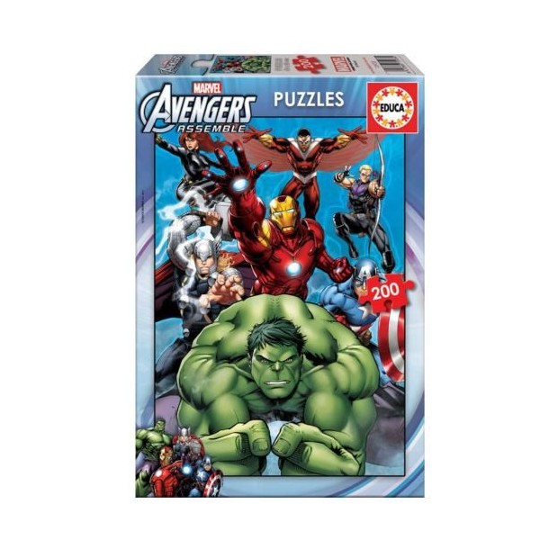 PUZZLE EDUCA 200 PECAS AVENGERS