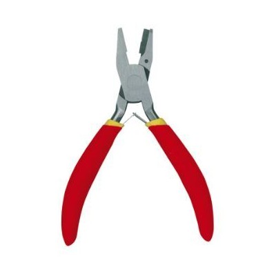 ALICATE ENCADERNAÇAO P/ ARGOLA  ESPIRAL METALICA -  CABO VERMELHO
