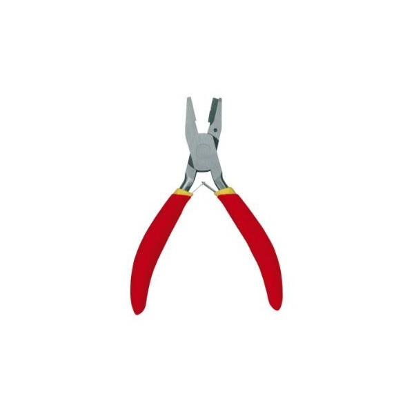 ALICATE ENCADERNAÇAO P/ ARGOLA  ESPIRAL METALICA -  CABO VERMELHO