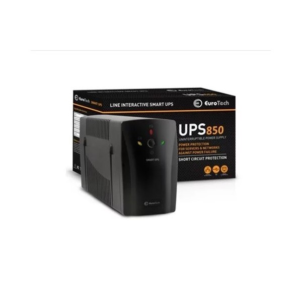 UPS EUROTECH 850VA C/ 2 TOMADAS SCHUKO