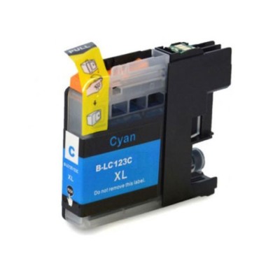 TINTEIRO COMPATIVEL C/ BROTHER LC123 CYAN