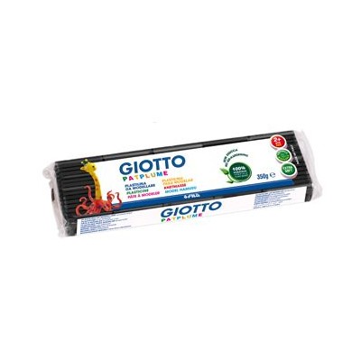 PLASTICINA GIOTTO PATPLUME 350gr.  PRETO