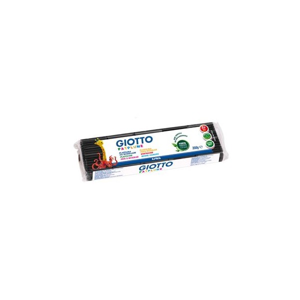 PLASTICINA GIOTTO PATPLUME 350gr.  PRETO