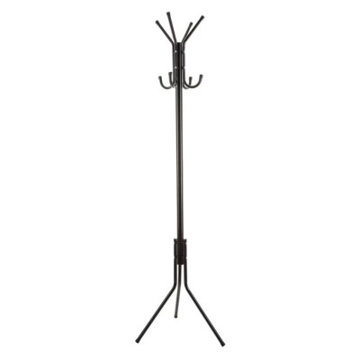 BENGALEIRO METALICO 170cm C/ BASE REDONDA (45cm) 8 CABIDES E PORTA GUARDA-CHUVAS