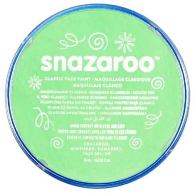 PINTURA FACIAL SNAZAROO CLASSIC 18ML VERDE PALIDO