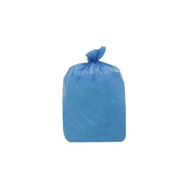 ROLO C/ 15 x SACOS LIXO PLASTICO 30LTS (52x60cm) - AZUL
