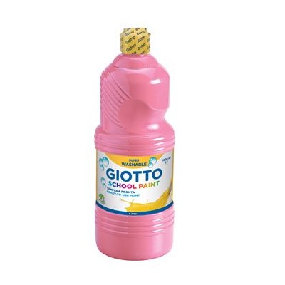GUACHE LIQUIDO GIOTTO ESCOLAR (LAVAVEL) 1LT ROSA
