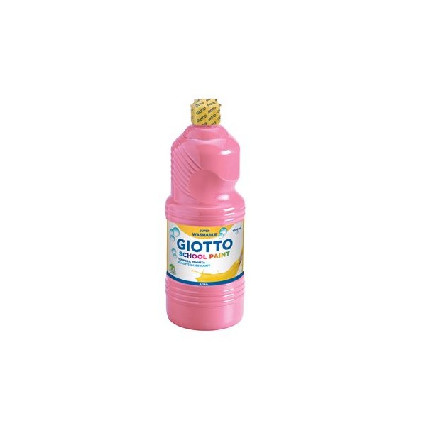 GUACHE LIQUIDO GIOTTO ESCOLAR (LAVAVEL) 1LT ROSA