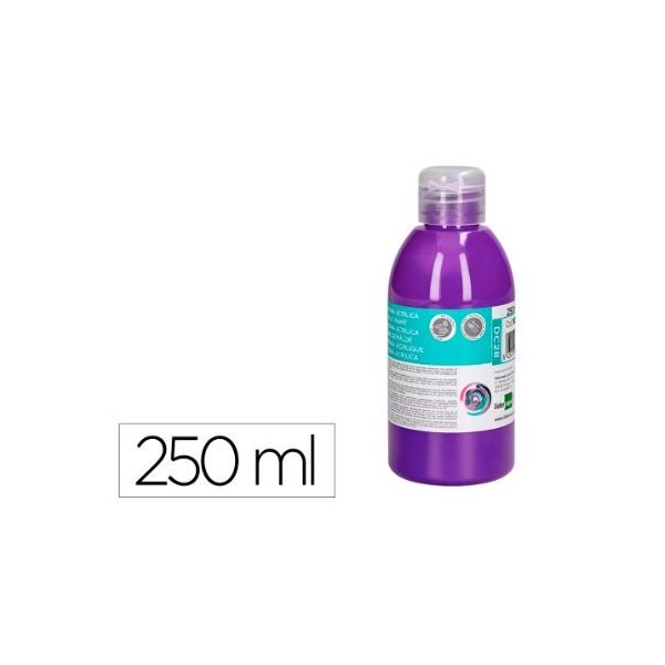 FRASCO TINTA ACRILICA LP 250ML VIOLETA