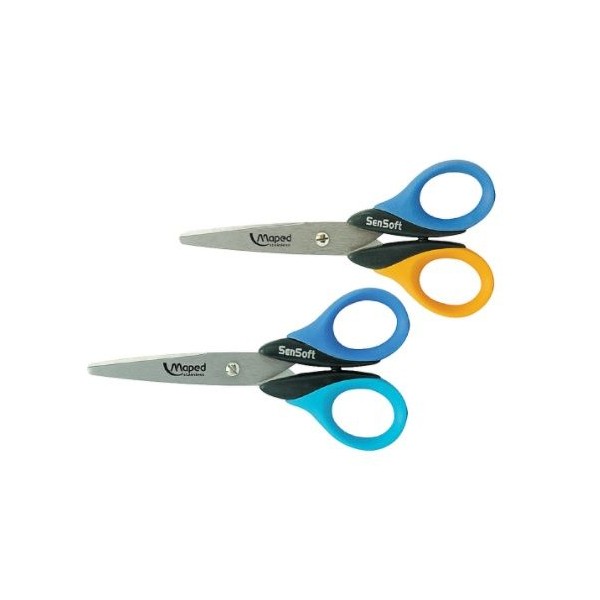 TESOURA MAPED SENSOFT 13CM PONTAS REDONDAS