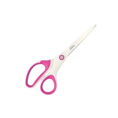 TESOURA LEITZ WOW 20.5CM ROSA METALICO