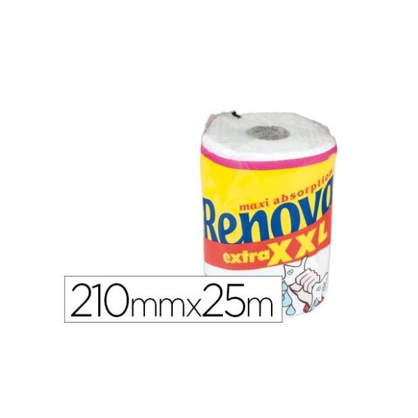 ROLO PAPEL DE COZINHA RENOVA XXL 25MT ULTRA ABSORVENTE