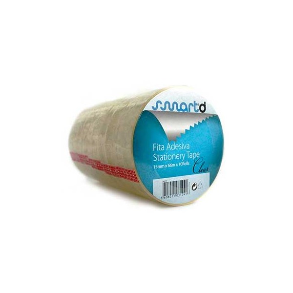 ROLO FITA COLA SMARTD/TIMEOFFICE  15MMx66MT TRANSPARENTE