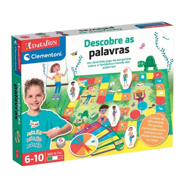 JOGO DESCOBRE AS PALAVRAS CLEMENTONI EDUCATION