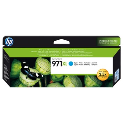 TINTEIRO HP 971XL CYAN 6.6k ORIGINAL