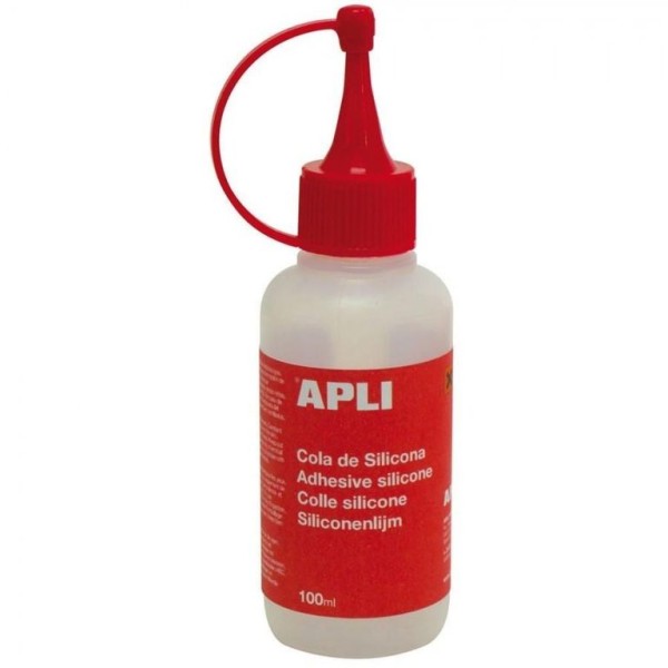 COLA SILICONE LIQUIDA APLI 100ML - TRANSPARENTE