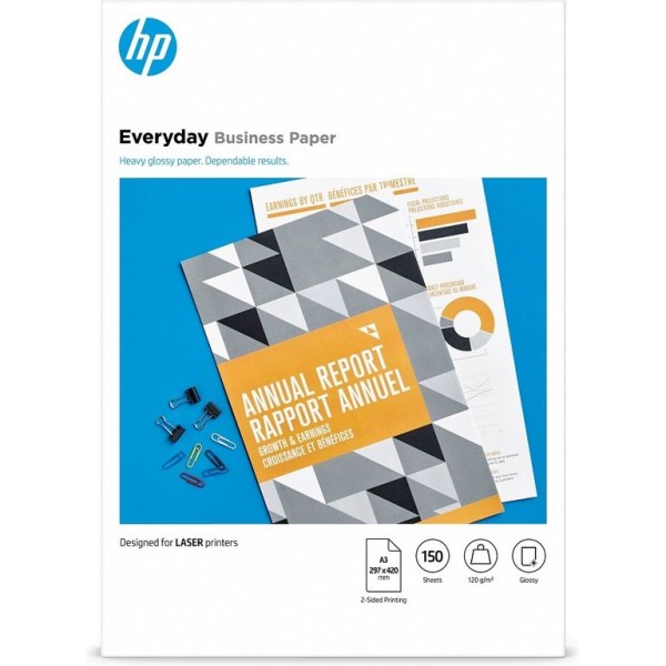 PAPEL FOTOCOPIA HP A3 120gr. 250FLS
