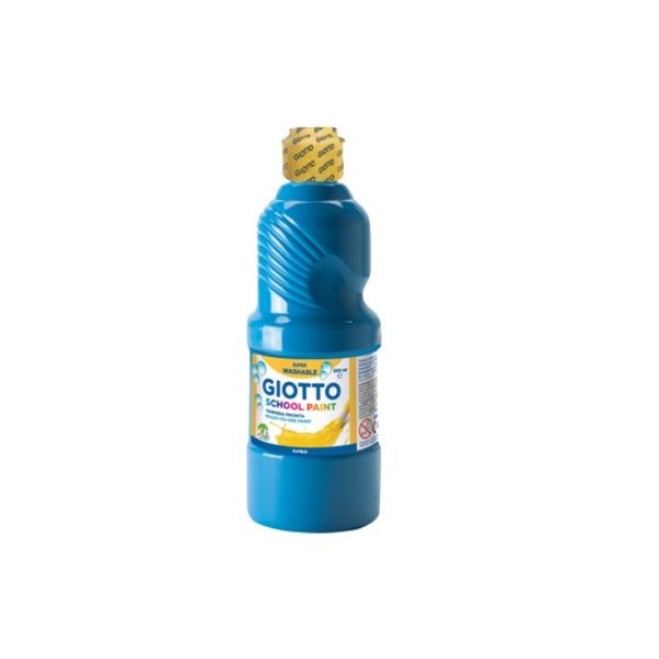 GUACHE LIQUIDO GIOTTO ESCOLAR (LAVAVEL) 500ML AZUL CYAN