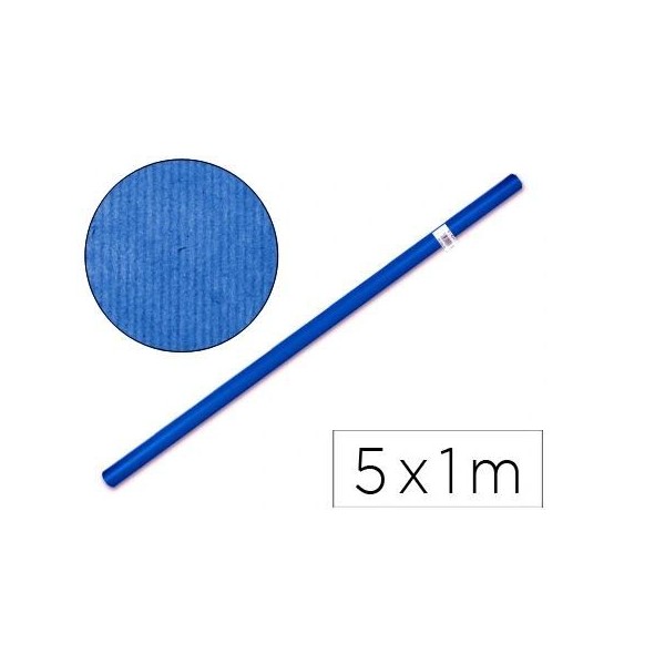 ROLO PAPEL KRAFT 65gr/m2  5x1MT - AZUL