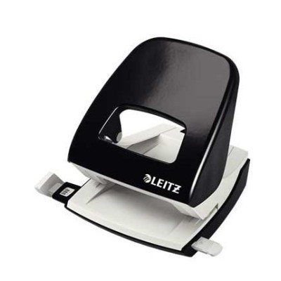 FURADOR LEITZ 5008 C/ REGUA 30FLS PRETO