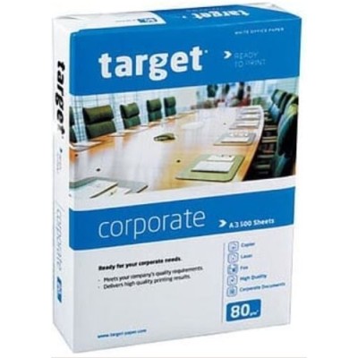 RESMA PAPEL FOTOCOPIA TARGET A3 80GR.