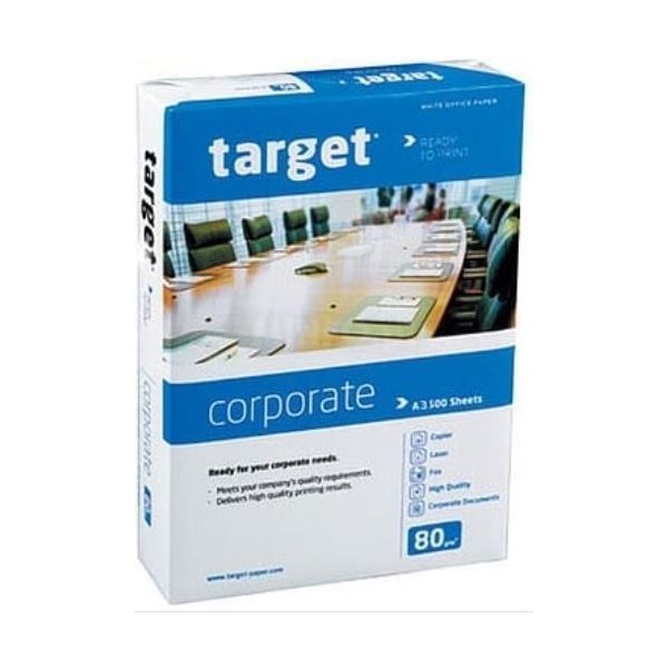 RESMA PAPEL FOTOCOPIA TARGET A3 80GR.