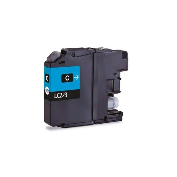 TINTEIRO COMPATIVEL C/ BROTHER LC223 CYAN