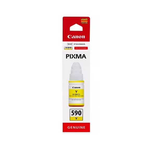 TINTEIRO ECOTANK CANON GI590Y 70ML AMARELO 7K ORIGINAL