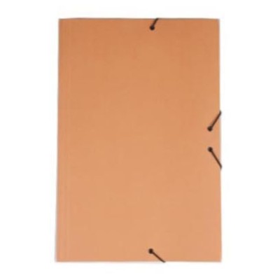 PASTA CARTAO CRT 181  C/ 3xABAS  A3 320x440mm  C/ ELASTICOS  LARANJA